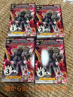 ミニプラ　【箱から出して発送】ブラック大獣神　4種　セット　食玩