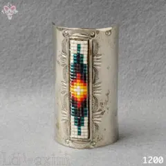 軽い インディアンジュエリー カラービーズ ヘヤー ピン ポニーテール ホルダー