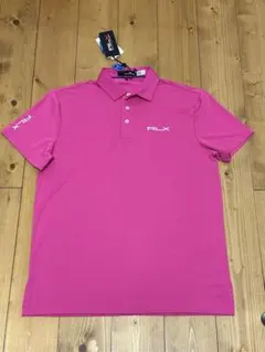 新品 RLX Ralph Lauren ポロシャツ イエロー USサイズM - メルカリ