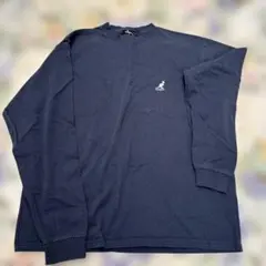 KANGOL MONO-MART 長袖Tシャツ ネイビー M