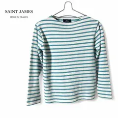 【希少フランス流通】セントジェームス ボーダー バスクシャツ XXS〜XS 綿のサムネイル