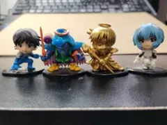 エヴァンゲリオン ミニフィギュア 4体セット ビックリマン