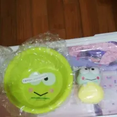 一番くじ　サンリオ　風呂おけ　けろけろけろっぴ　マスコットけろけろけろっぴ