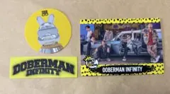 DOGG RUN ドーベルのお絵かきシール2枚＆カードセット 全員 集合