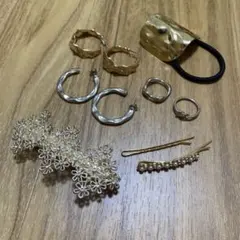 アクセサリー まとめ売り ヘアゴム ピアス リング ヘアピン バレッタ
