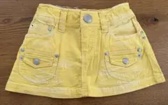 SISTERJENNI 黄色 デニムスカート１１0㎝