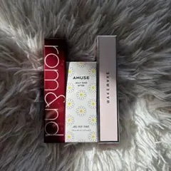 rom&nd AMUSE WAKEMAKE リップティント 3色セット