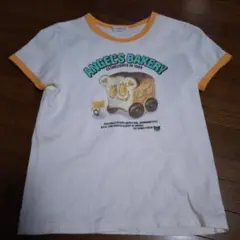 ANGEL BLUE Tシャツ Lサイズ ホワイト/オレンジ