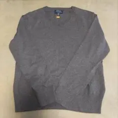 【本日17時迄価格】ラルフローレン　セーター グレー　秋冬 14-16