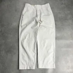 POLO ポロ スラックス ツータックスラックス ホワイト ポプリン - メルカリ
