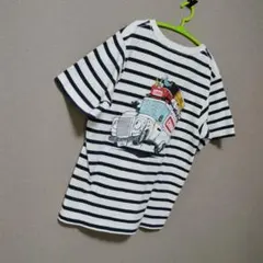 CHUMS ボーダー Tシャツ キッズ XL 130-145のサムネイル