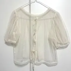 INGNI シアーリボントップス