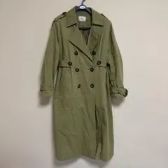 【MURUA】ロングトレンチコート ダブルボタン ベルト付きFサイズ