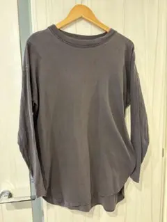 JEANASIS 長袖カットソー チャコール
