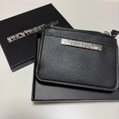 EXILE TRIBE ブラックレザー財布 IDホルダー付き