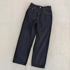 GLOBAL WORK GOODデニムストレートパンツ Mサイズ ネイビー