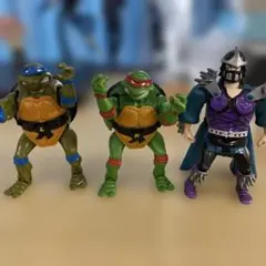 TMNT フィギュア 4体セット バイク付き　ミュータントタートルズ TMNT フィギュア 4体セット バイク付き ミュータントタートルズ - メルカリ