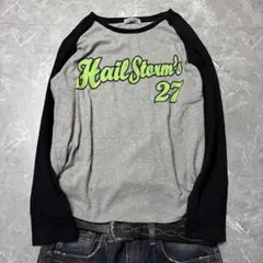 archive raglan print l/s grunge swag y2k