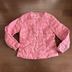 ユニクロ　ライトダウン　ピンク　120