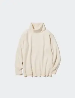 スフレヤーン　タートルネックセーターユニクロ