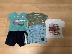 車両デザインTシャツ4点　ズボン　セット