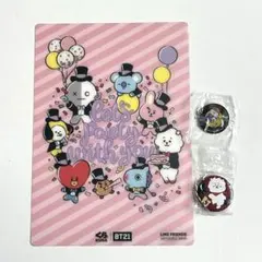 くら寿司 BT21 クリアファイル 缶バッジ 即購入OK BTS RJ JIN
