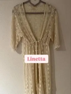 【美品】linetta リネッタ レースガウン カーディガン Crispのサムネイル