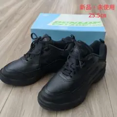DUNLOP ブラックスニーカー 25.5cm