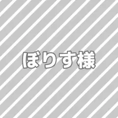 ぼりす様専用ページ