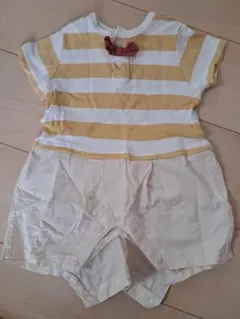 【値下げしました】Cottoli ロンパース カバーオール 子供服 80サイズ