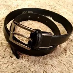 MICHEL KLEIN　ブラックレザーベルトのサムネイル