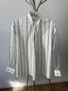SLY ホワイトストライプ 長袖シャツ