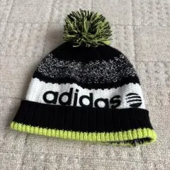 adidas ポンポン付きニット帽 フリーサイズ　スキー　スノーボード