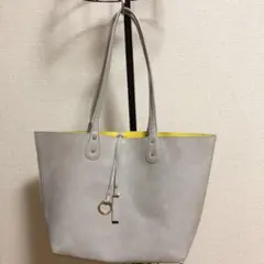 RODESSKO ロデスコ 3way トートバッグ ライトグレー×イエロー