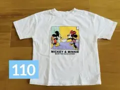 しまむら リトシー ディズニー ミッキー ミニー 半袖Tシャツ ホワイト