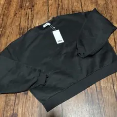 秋冬♦︎新品♦︎AZUL ブラック クルーネック スウェット