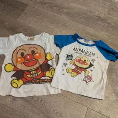 アンパンマン 半袖Tシャツ 90 95cm 2枚セット まとめ売り