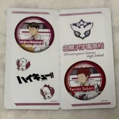 ハイキュー ステッカー 白鳥沢高校 牛島若利 天童覚