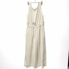 訳あり★【Sonny Label】マキシ丈ノースリーブワンピースグレージュM