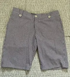 BEAMS F （guagnaoイタリア製）チェック柄 ショートパンツのサムネイル