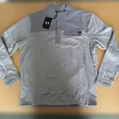 新品未使用！アンダーアーマーグレー長袖厚手シャツ（ゴルフ）