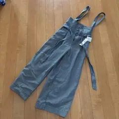 ヒッコリー　オーバーオール　ハイウエスト