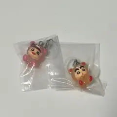 クレヨンしんちゃん めじるしアクセサリー みんなでくまパジャマ 2点セット