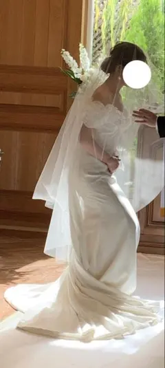 ウェディングベール、手袋