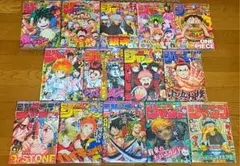 未開封 週刊少年ジャンプ 2018.35号から2018.49号 銀魂 鬼滅の刃