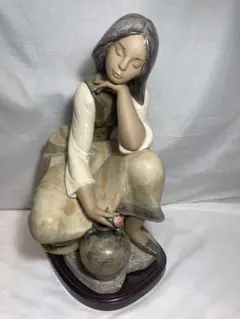 西施 女性像 フィギュア オブジェ インテリア 彫刻 石像 置物 中国 骨董品 西施 女性像 フィギュア オブジェ インテリア 彫刻 石像 置物 中国