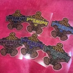 ヒステリックミニ ヒスミニ ステッカー シール 6枚セット グリッター