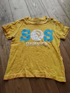 SOS SEA OF STYLE Tシャツ イエロー90