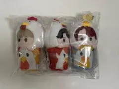 ミセス　からあげクン ぬいぐるみキーチェーン（3種セット）