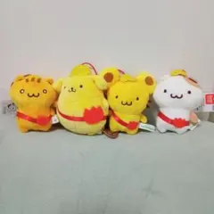 サンリオ ポムポムプリンちょこんともぐもぐマスコット 4種